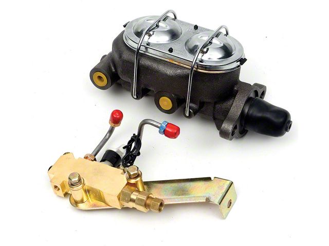 1964-1972 Chevelle Master Cylinder & Proportioning Valve Kit, Manual With Disc & Drum