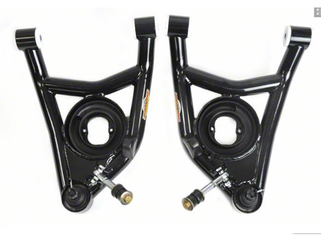 1964-1972 El Camino Lower Control Arm Assembly, For Standard Springs, With Del-A-Lum Bushings
