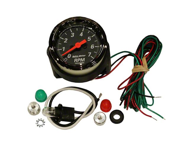 1964-1972 Chevelle Tachometer, 7000 RPM, Designer Black, AutoMeter