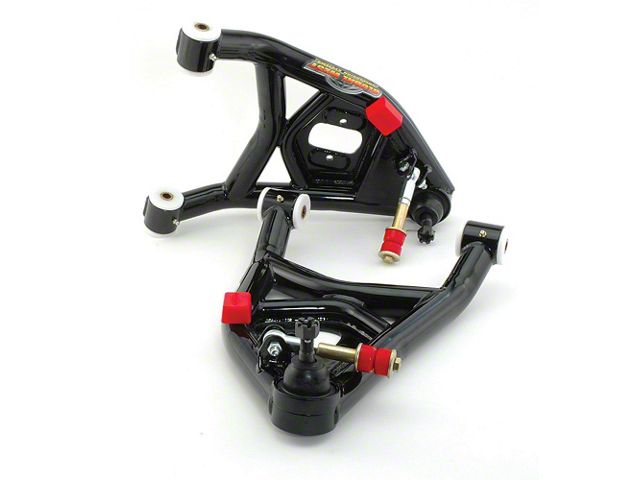 1964-1972 GTO/Lemans Lower Control Arm Assembly, For QA1 Shocks, With Del-A-Lum Bushings,