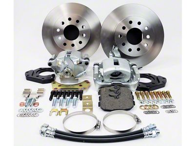 1964-1972 GTO- Rear Disc Brake Conv, Staggered W/O C Clips