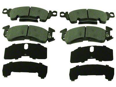 1964-1972 Lemans / GTO Front Disc Brake Pad Set, Ceramic, For Cars With Large Calipers