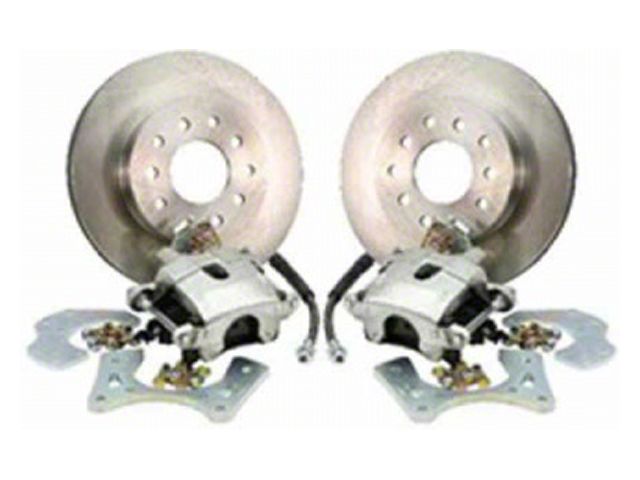 1964-1972 Mustang Rear Disc Brake Kit, V8 with Large Bearing Axle