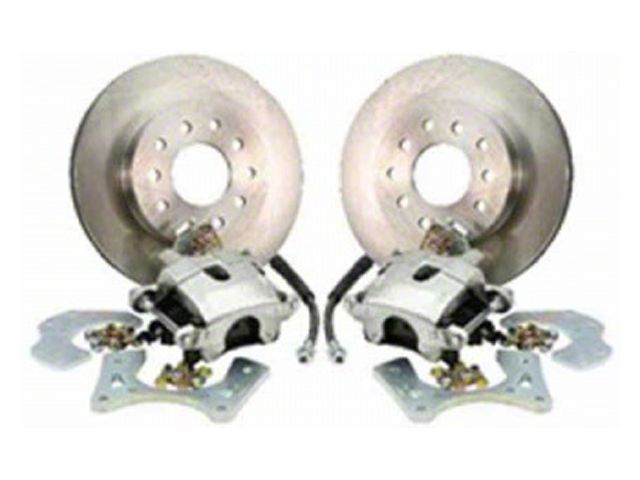 1964-1972 Mustang Rear Disc Brake Kit, V8 with Large Bearing Axle