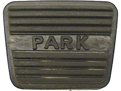 Park Braking Pedal Pad, 2-3/8 wide (64-70 F85; 64-71 Cutlass; 65-71 Oldsmobile 442)