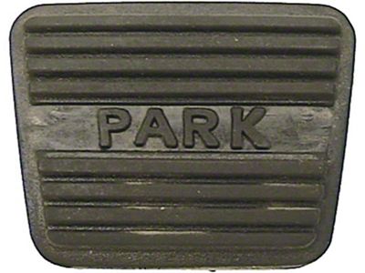 1964-1972 Oldmobile Cutlass, 442, F85, and Cutlass Supreme Park Braking Pedal Pad. 2-3/8 wide
