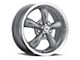 1964-1973 Mustang 15 x 7 American Racing Classic Wheel with 4'' Backspacing, Anthracite
