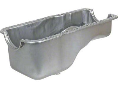 1964-1973 Mustang Bare Steel Oil Pan, 260/289/302 V8 Except Boss