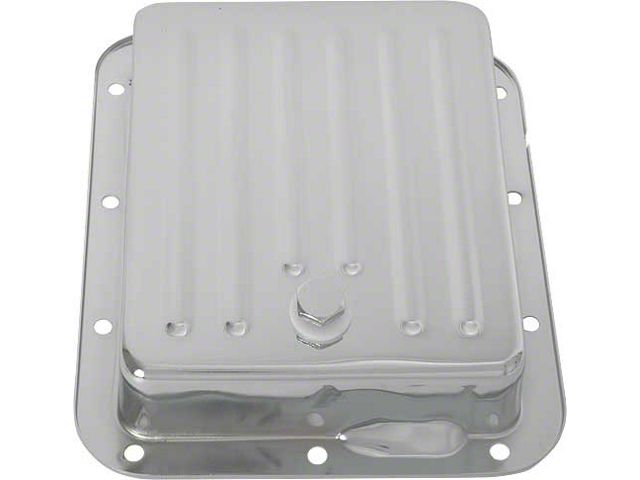 Transmission Oil Pan/ C4/ Chrome/ Finned Design