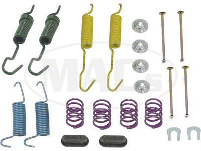 1964-1973 Mustang Front or Rear 10 Drum Brake Hardware Kit