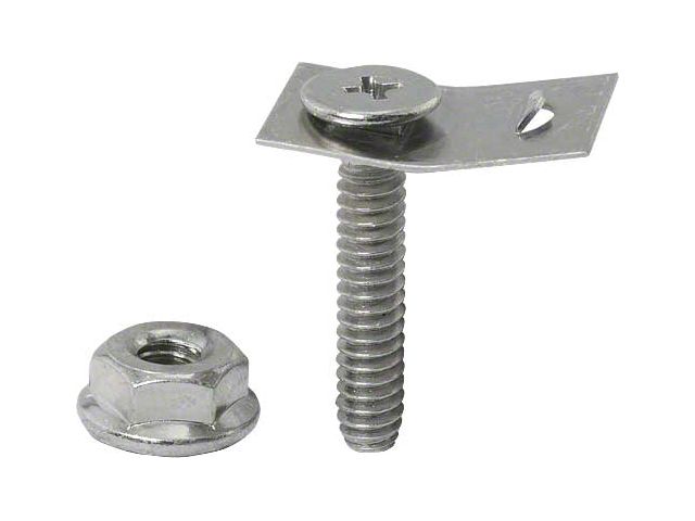 1964-1973 Mustang Lower Rear Valance Fastener Kit, 4 Pieces