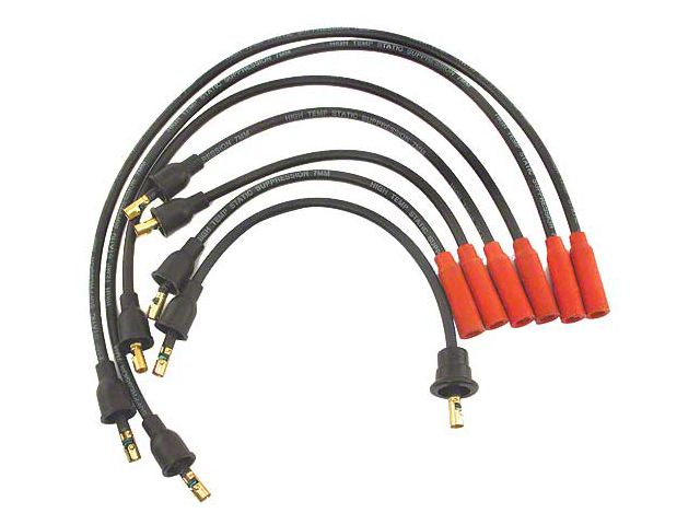 1964-1973 Mustang Replacement Spark Plug Wire Set, All 6-Cylinder Engines