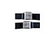 1964-1973 Mustang Seat Belts with Pony Emblems, Medium Blue