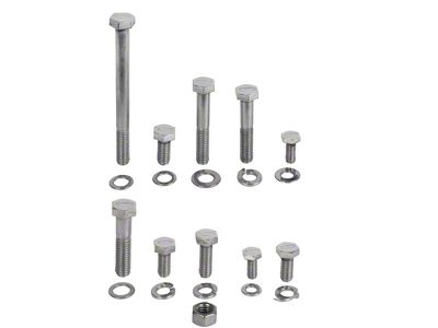 1964-1973 Mustang Stainless Steel Engine Hardware Kit, 429/460 V8