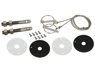 1964-1973 Mustang Stainless Steel Hood Pin Kit