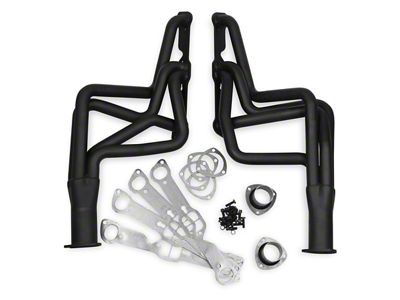 1964-1974 Firebird Flowtech Long Tube Header Black