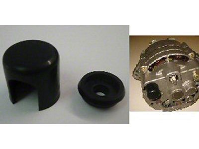 1964-1975 El Camino Alternator Rear Boot Black