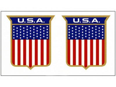 1964-1978 Mustang USA Sprint Body Shield Decal Set (Sprint)