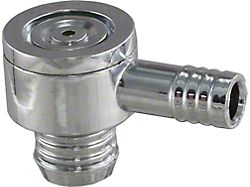 Brake Booster Check Valve; Chrome (Universal; Some Adaptation May Be Required)