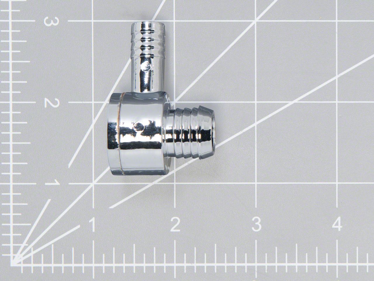 Ecklers Brake Booster Check Valve; Chrome (Universal; Some