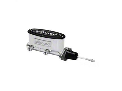 Wilwood Tandem Master Cylinder with Pushrod, Ball-Burnished Aluminum, 15/16 Bore (64-71 Cutlass; 64-71 Oldsmobile 442)