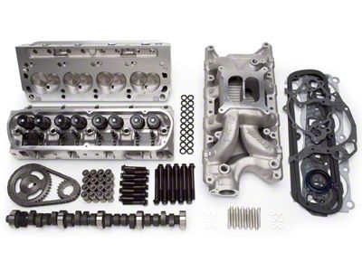 1964-1985 Mustang Edelbrock 2091 367 HP Power Package Top End Kit for 289/302 V8, Natural Finish