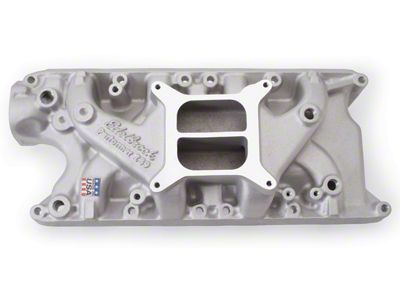 1964-1985 Mustang Edelbrock 2121 Performer Intake Manifold for 289 V8 w/o EGR, Natural Finish