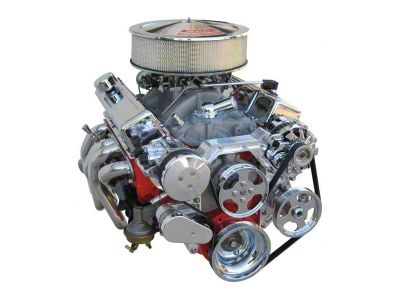 1964-1987 El Camino Vintage Air Front Runner Serpentine System, Small Block, With Power Steering, Chrome Pulleys & Machine Finished Brackets