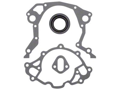 1964-1995 Mustang Edelbrock 6991 Timing Cover Gasket and Oil Seal Kit, Small Block V8