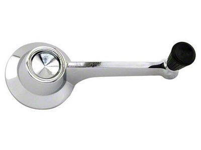 1964-65 Falcon, Ranchero & Comet Window Crank Handle - Black Knob - Front For Many 2-Doors, Front & Rear For All 4-Door Sedans & Station Wagons