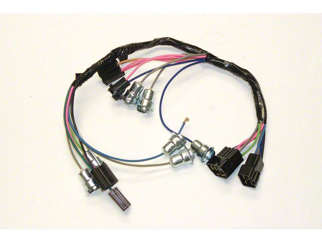 1964-66 Chevy Truck Dash Instrument Wiring Harness-With Gauges-Speed Warning Lights