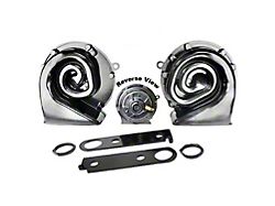 1964-66 Ford Ranchero High and Low Horn Set with Brackets, 6-Piece
