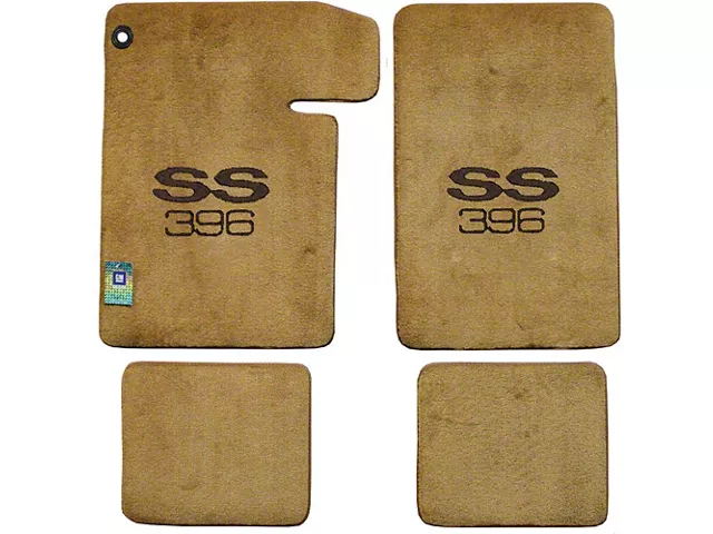 1964-67 Chevelle Carpet Floor Mat Set, Embroidered