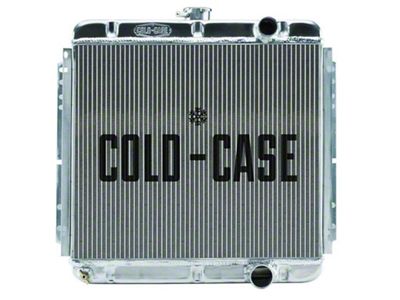 1964-68 Full Size Ford Cold Case Performance Aluminum Radiator, Big 2 Row, Standard Transmission 289 & 302