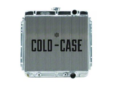 1964-68 Galaxie & Other Full Size Cold Case Aluminum Radiator, Big 2-Row, Manual Transmission 289 & 302