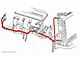 1964 Buick Special/Skylark V8 Powerglide w/ Bottom Radiator Ports Transmission Cooler Lines 2pc, Stainless Steel