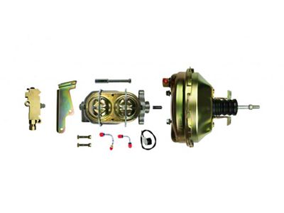 1964 Chevelle 9 Booster & Master Combo Kit, For Front Disc And Rear Drum