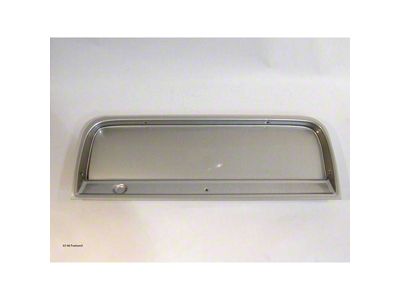 1964 Chevy Truck Instrument Panel Blank, Brushed Aluminum Finish