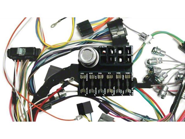 Dash Wiring Harness, With Back-Up Lights, 1964