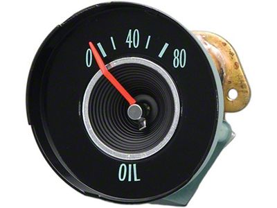 1964 Corvette Oil Pressure Gauge 80 Lb.