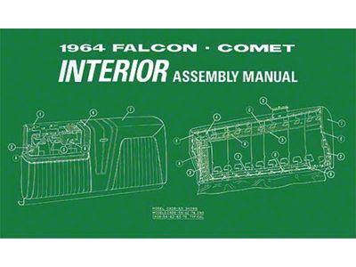 1964 Falcon and Comet Interior Assembly Manual - 90 Pages
