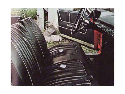 1964 Ford Galaxie 500 2 Door Hardtop Front Bench & Rear Seat Cover Set