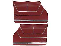 1964 Ford Galaxie 500 Fastback, 2 Door Hardtop, Or Convertible Door Panels, Pair, Vinyl 