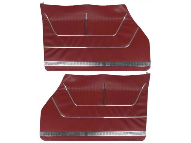 1964 Ford Galaxie 500 Fastback, 2 Door Hardtop, Or Convertible Door Panels, Pair, Vinyl