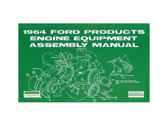 1964 Ford Products Engine Equipment Assembly Manual - 46 Pages