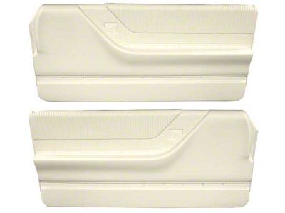 1964 Ford Thunderbird Door Trim Panels, White, Except Landau