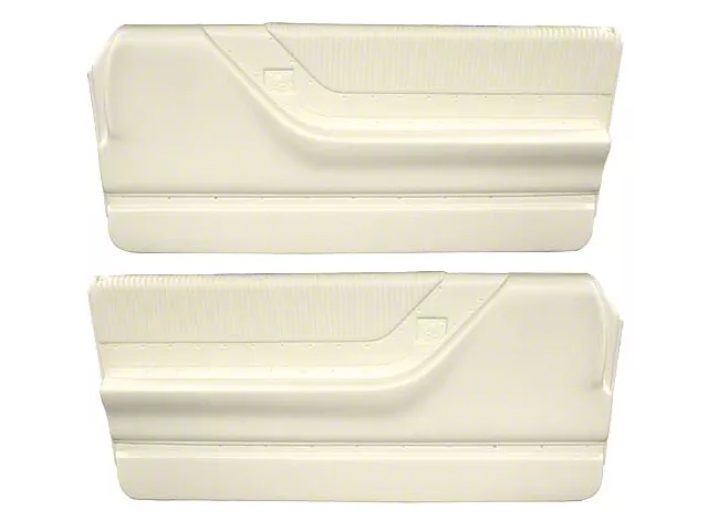 1964 Ford Thunderbird Door Trim Panels, White, Except Landau