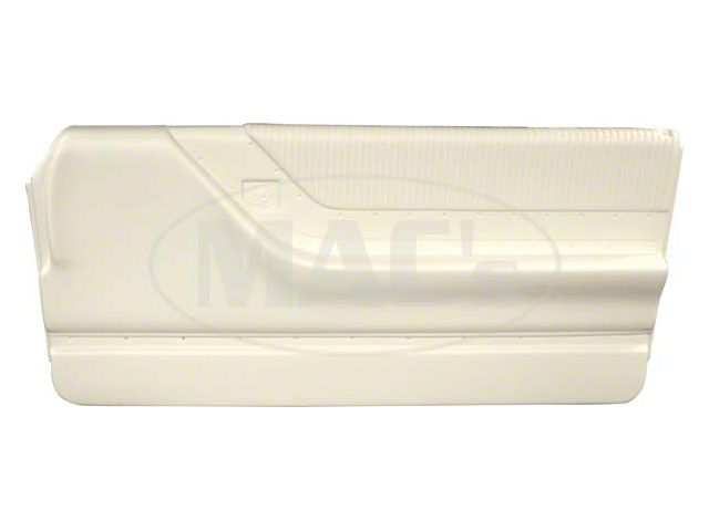 1964 Ford Thunderbird Door Trim Panels, White, For Landau