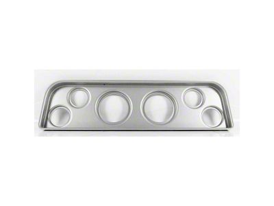 1964 GMC Truck Instrument Panel Without Gauges, Brushed Aluminum Finish