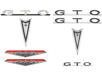 1964 GTO Exterior Emblem Kit